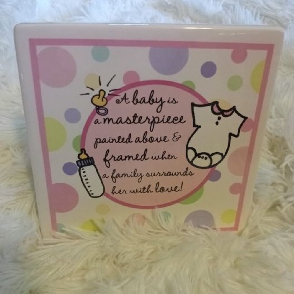Wiggles & Wonder Sentiment Plaque (girl)